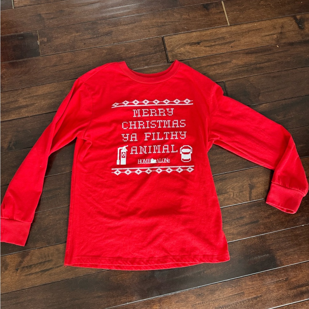 Home Alone "Flithy Animal" Fair Isle style Kids Shirt